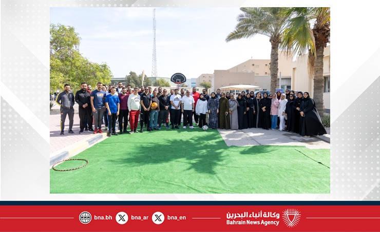 وزارة الأشغال تشارك في فعاليات اليوم الرياضي لمملكة البحرين